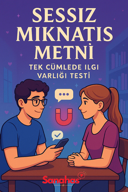 Sessiz Mıknatıs Metni: Tek Cümlede İlgi Varlığı Testi